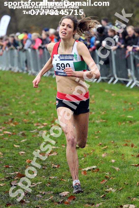 Womens under-17s and under-20s, 2019 European Cross Country Trials and British Cross Challenge, Sefton Park, Liverpool.  Photo: David T. Hewitson/Sports for All Pics